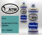 Preview: Ford, Aquamarine Frost Metallic, DG / M6560: 400ml Sprühdose + 400ml Klarlack - Set, von ATW Autoteile West.